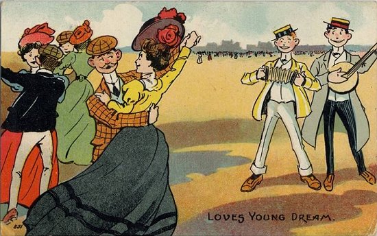 But is it traditional music? Playing for round dances, England 1890s