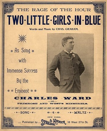 Two Little Girls in Blue